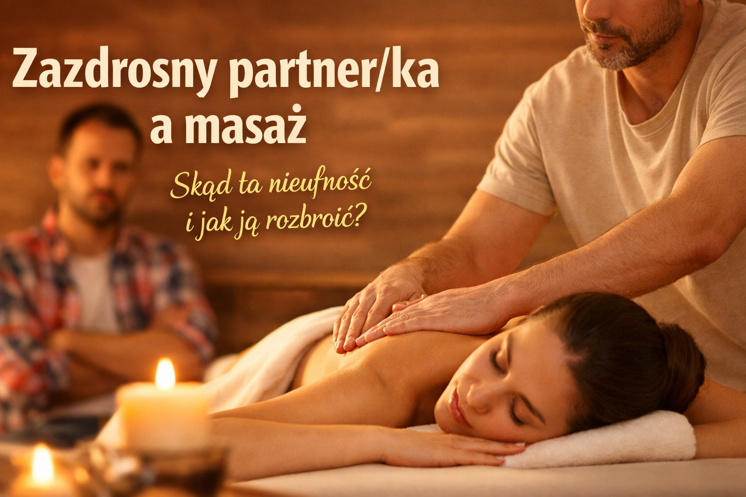Zazdrosny partner/ka a masaż – skąd ta nieufność i jak ją rozbroić?