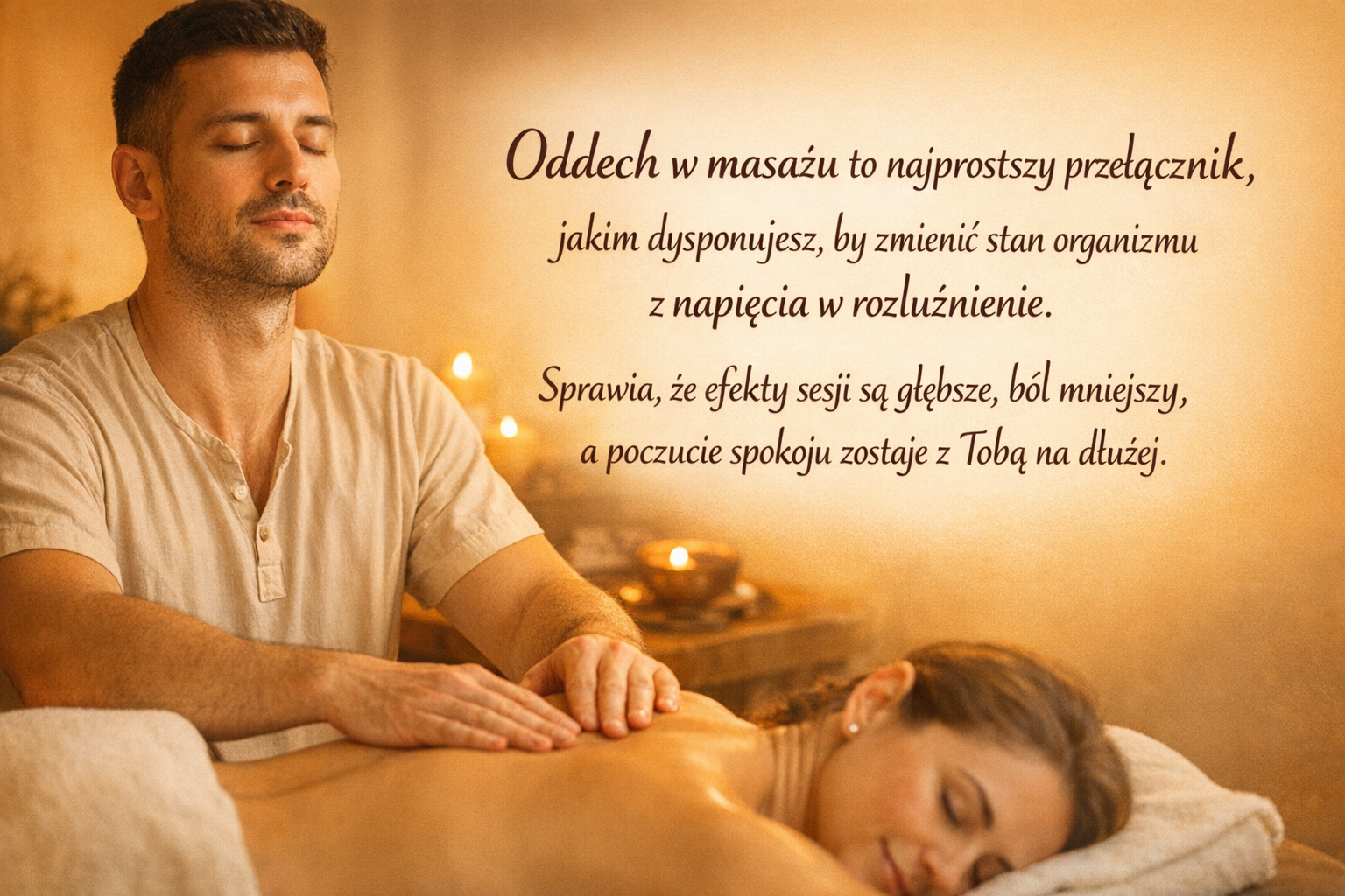 Oddech w masażu – dlaczego to Twój najlepszy sprzymierzeniec?